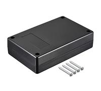 sourcing map Boîte Jonction Étanche 125x80x32mm ABS pour Projet Électrique Noir