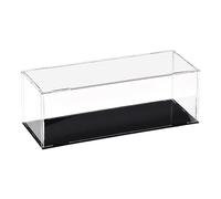 sourcing map Boîte vitrine acrylique transparente boîte de protection anti-poussière cube de collection 30 x 10 x 10 cm