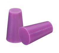 sourcing map Bouchon Conique en Caoutchouc de Silicone 10mm à 15mm Solide Violet pour Revêtement en Poudre, Peinture, Anodisation, Placage, Sablage, Utilisation en Laboratoire 25 Pièces