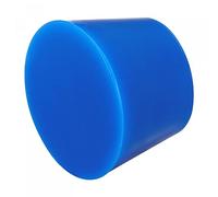 sourcing map Bouchon Conique en Caoutchouc de Silicone 32mm à 39mm Solide Bleu pour Revêtement en Poudre, Peinture, Anodisation, Placage, Sablage, Utilisation en Laboratoire 1 Pièces