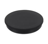 sourcing map Bouchon de trou en silicone étanche rond en caoutchouc pour bouteille de baignoire - Noir - 80 mm