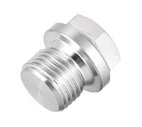 sourcing map Bouchon mâle à tête hexagonale M16 x 1,5 - Filetage solide en acier inoxydable 304 résistant à la corrosion