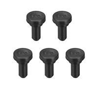 sourcing map Bouchon Presse-étoupe Caoutchouc SPR-055A 5.5mm obturation noir