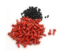 sourcing map Bouchons d᾿Insertion de réparation de Pneu universels Rouge Noir 7mm 170Pcs