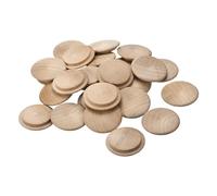 sourcing map Bouchons en Bois, 25 Pièces 45 X 35 mm Bouchons en Bois de Hêtre, Couvre-Trous de Vis, Couvercle en Bois Décoratif pour Escalier, Chaise, Meuble, Menuiserie