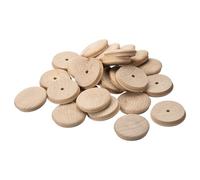 sourcing map Bouchons en Bois, 50 Pièces 55 X 50 mm Bouchons en Bois de Lotus, Couvre-Trous de Vis, Couvercle en Bois Décoratif pour Escalier, Chaise, Meuble, Menuiserie