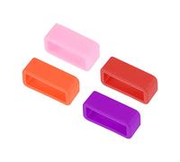 sourcing map Boucle Bracelet de Montre Passant de Montre, Caoutchouc Rechange Attache Silicone Montre Support Retenue pour 16mm Largeur Montre Bande 4 Couleur 8 Pcs