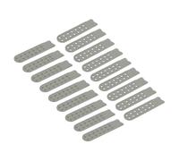 sourcing map Boucle de rechange réglable en plastique pour réparation de casquettes, Gris/bleu, 80x20mm