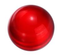 sourcing map Boule de cristal de 30 mm - Décoration solide pour fontaine de table Feng Shui, divination, divination - Rouge