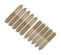 sourcing map Boulons de suspension M6 x 40 mm, 24 vis de cheville à double extrémité pour la connexion de meubles en bois