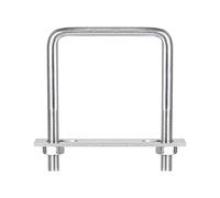 sourcing map Boulons en U carrés, 92 mm de largeur intérieure 110 mm de longueur M10 304 en acier inoxydable avec écrous et plaques, pour bateau et remorque