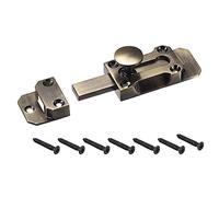 sourcing map Boulons porte coulissants Serrure sécurité 3" Alliage zinc Bronze Tonalité