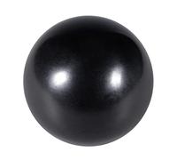 sourcing map Bouton à bille thermodurcissable M10x1.5mm Filetage femelle Poignée de machine 40mm Diamètre Bord lisse Noir 4Pcs