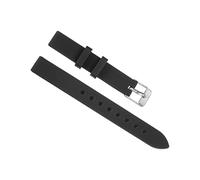 sourcing map Bracelet de Montre Bande Doux Caoutchouc 12mm Largeur, Rapide Release Rechange Silicone Courroie, Noir