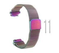 sourcing map Bracelet de montre de rechange en maille d'acier inoxydable à libération rapide avec boucle magnétique pour homme et femme, 20 mm, Acier inoxydable, Non