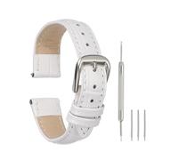 sourcing map Bracelet de montre en cuir pour homme et femme - Motif crocodile - Bracelet de montre à dégagement rapide - 12 mm, 14 mm, 16 mm, 18 mm, 20 mm, 21 mm, 22 mm, 24 mm - Bracelet plat fin avec