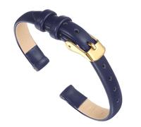 Sourcing map Bracelet de montre en cuir véritable de tailles multiples, bracelet de montre en cuir fin et élégant pour homme et femme, 8 mm, Cuir, Pas de gemme