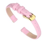 Sourcing map Bracelet de montre en cuir véritable de tailles multiples, bracelet de montre en cuir fin et élégant pour homme et femme, 8 mm, Pas de gemme