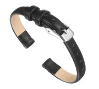 sourcing map Bracelet de montre en cuir véritable multi-tailles, plat fin et élégant pour homme et femme, 8mm, Pas de pierre précieuse