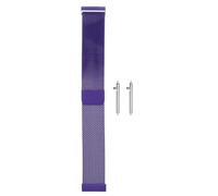 sourcing map Bracelet de Montre en Maille en Acier Inoxydable 20 mm à Dégagement Rapide avec Fermoir Magnétique pour Hommes et Femmes, Violet