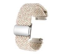 sourcing map Bracelet de montre en nylon de 18 mm à dégagement rapide pour homme et femme avec boucle magnétique, couleurs blanches