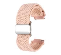 sourcing map Bracelet de montre en nylon de 18 mm à dégagement rapide pour homme et femme avec boucle magnétique, rose clair