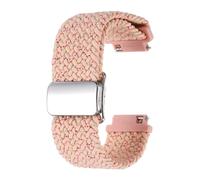 sourcing map Bracelet de montre en nylon de 18 mm à dégagement rapide pour homme et femme avec boucle magnétique, rose