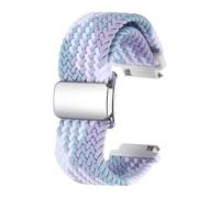 sourcing map Bracelet de montre en nylon de 18 mm à dégagement rapide pour homme et femme avec boucle magnétique, violet