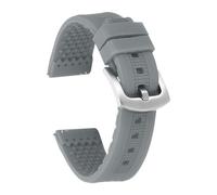 sourcing map Bracelet de montre en silicone souple à libération rapide avec boucle pour homme et femme, 20 mm, Silicone, Pas de gemme