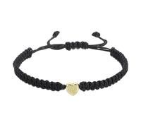sourcing map Bracelets avec initiales pour homme et femme - Lettre de l'alphabet A - Lien en forme de cœur - Fait à la main - En corde tressée - Pour lui et elle - Pour l'amitié, un anniversaire, une