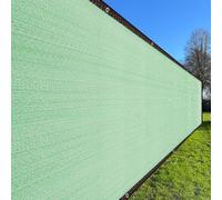 sourcing map Brise-vue de clôture 4,9 x 3 m (15 m²) en maille pour balcon, terrasse, jardin, porche, plantes, vert