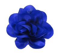 sourcing map Broche en forme de rose faite à la main en tissu satiné élégant pour femme, mariage, fête, banquet, robe, 4.3 Inch, Soie, Pas de gemme