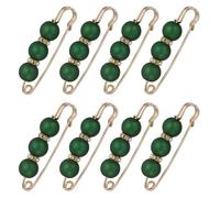 sourcing map Broche en perles - Épingle à nourrice décorative - Tendance - Pour pull, châle, châle - Clip en cristal pour col, robe, chemise, vêtements - Accessoires pour filles et femmes, standard