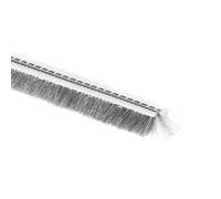 sourcing map Brosse Coupe-froid 10M/32.8pied Fente Carte Bande Étanchéité Pile Coupe-froid Élastique Brosse pour Porte Fenêtre 6x6mm/WxH
