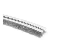 sourcing map Brosse Coupe-froid 10M/32.8pied Fente Carte Bande Étanchéité Pile Coupe-froid Porte Brosse Balayage pour Porte Fenêtre avec Silicone Feuille 7x6mm/WxH