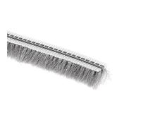 sourcing map Brosse Coupe-froid 10M/32.8pied Fente Carte Bande Étanchéité Pile Coupe-froid Porte Brosse Balayage pour Porte Fenêtre 5x7mm/WxH