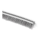 sourcing map Brosse Coupe-froid 5M/16.4pied Fente Carte Bande Étanchéité Pile Coupe-froid Porte Brosse Balayage pour Porte Fenêtre 5x7mm/WxH