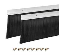 sourcing map Brosse de Porte Balai Bas en Forme de H 1000x145mm(Lxl) 2Pcs