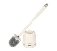 sourcing map Brosse de toilette, brosse de cuvette de toilette avec support circulaire à une couche, ensemble de brosse de nettoyage à long manche à poils durables pour la maison, accessoires de
