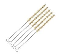 sourcing map Brosse Nettoyage Twist 10mm Dia Tube À Essai Soie Poignée 5pcs