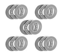 sourcing map Butée à Rouleaux Roulement à Aiguilles Roulement Butée Roulement à rouleaux avec Rondelles TC815+2TRA 5Paquet