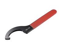 sourcing map C Crochet Clé Clé Collet Mandrin pour 100-110mm Rond Écrou avec Rouge Antidérapant Poignée