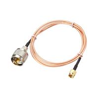 Sourcing map Câble coaxial SMA mâle vers UHF PL-259 mâle RG316 RF