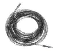 sourcing map Câble de vidange 10 mm de diamètre 15 m avec connecteur de forage à ressort flexible pour déboucher les cheveux pour salle de bain, cuisine, toilettes, baignoire, évier