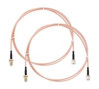 sourcing map Câble d'extension d'antenne SMA, 1,2 m, trou intérieur SMA mâle vers broche intérieure femelle RG316, câble coaxial à faible perte pour système réseau 0-6G antenne radio WLAN Jumper (2