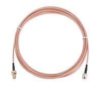 sourcing map Câble d'extension d'antenne SMA, 3 m, broche intérieure SMA mâle vers trou intérieur femelle RG316, câble coaxial à faible perte pour système réseau 0-6 G, antennes radio WLAN