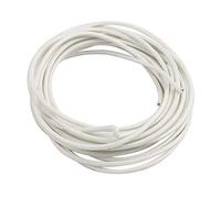 sourcing map Câble Haute Température 5M 1mm2 500C Résistance Chaleur Blanc