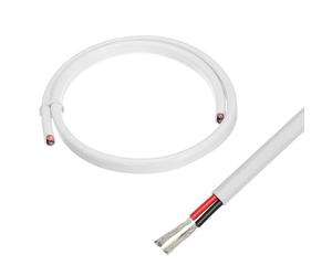 sourcing map Câble Marin Duplex à 2 Conducteurs de 8AWG, 3 Pieds, en Cuivre Étamé Isolé Avec Une Gaine en PVC pour Les Haut-Parleurs de Bateau Automobile Marin