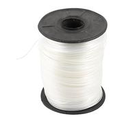 sourcing map Câble Nylon 1 mm Dia Bobine Cordon Fil Blanc pour Filets de pêche