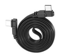 sourcing map Câble plat USB C, adaptateur mâle vers mâle à angle droit de 100 cm en silicone, vitesse de 480 Mbps, câbles plats d'extension de type C pour téléphone, tablette, ordinateur portable
